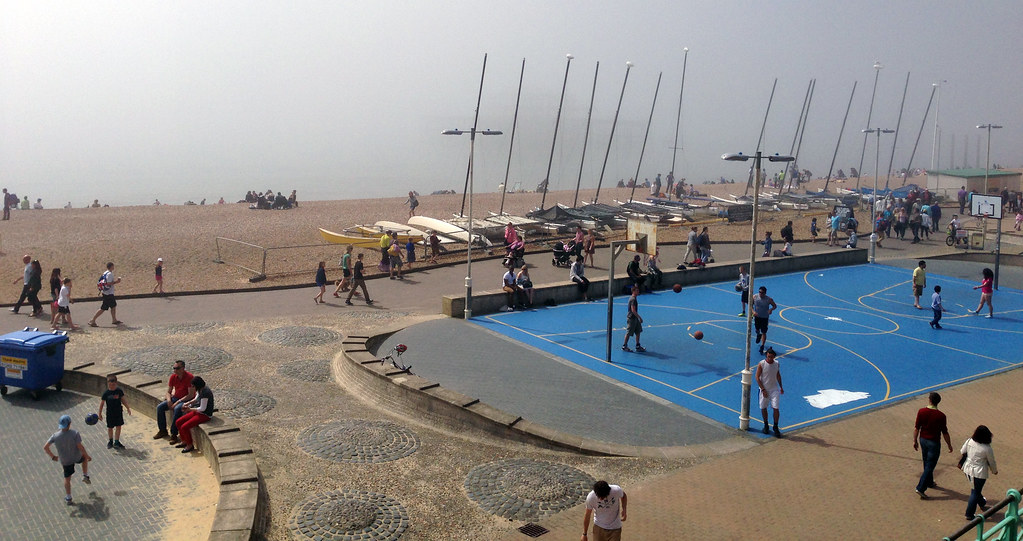 best beachside basketball court
