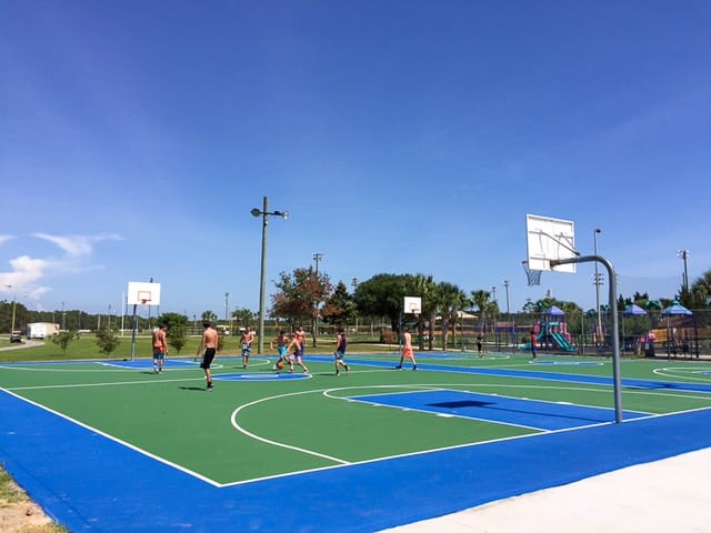 best beachside basketball court

